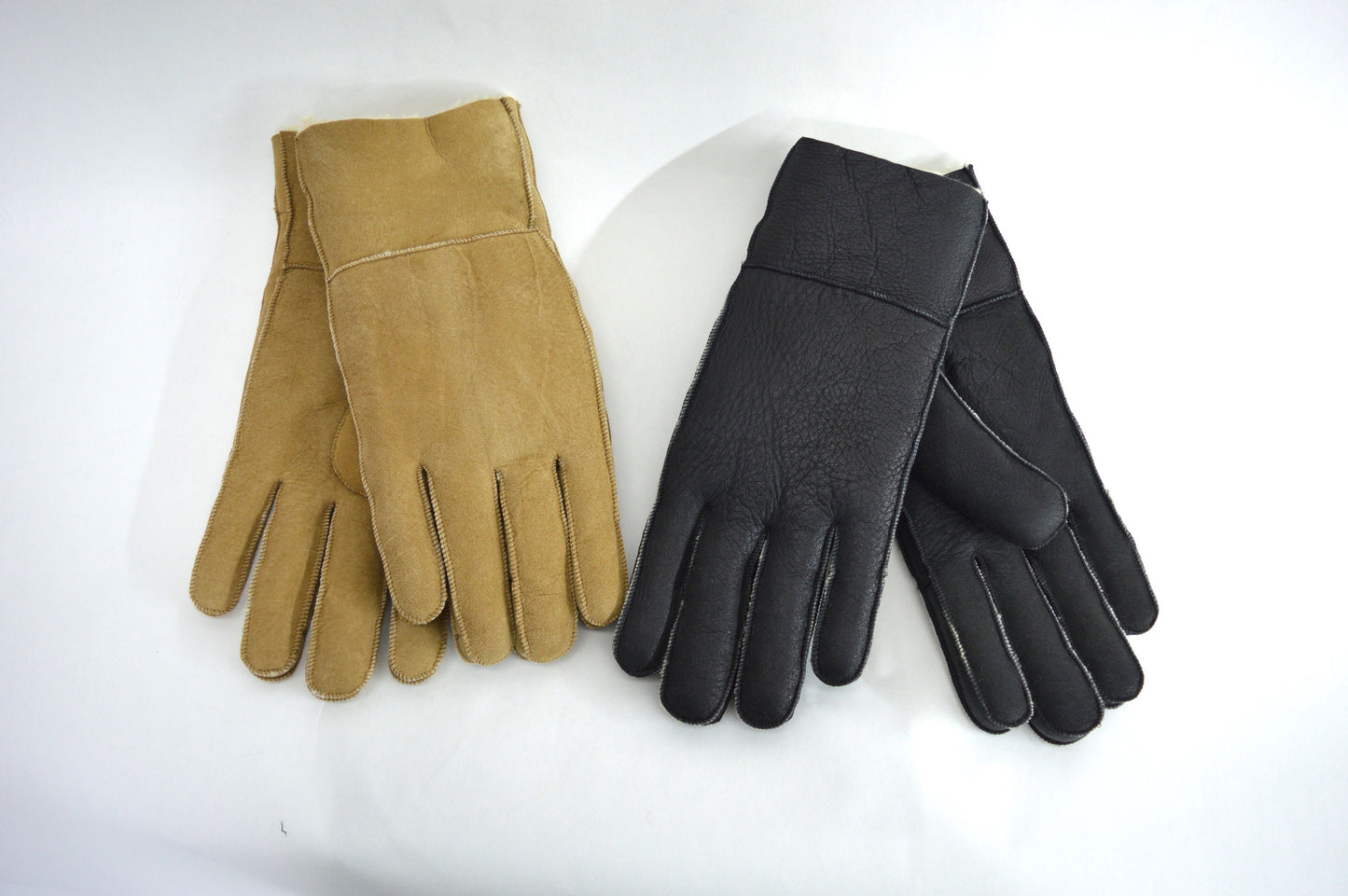 Shearling Fur Mittens: Unisex Sheepskin Gloves, Luxury Winter Gift