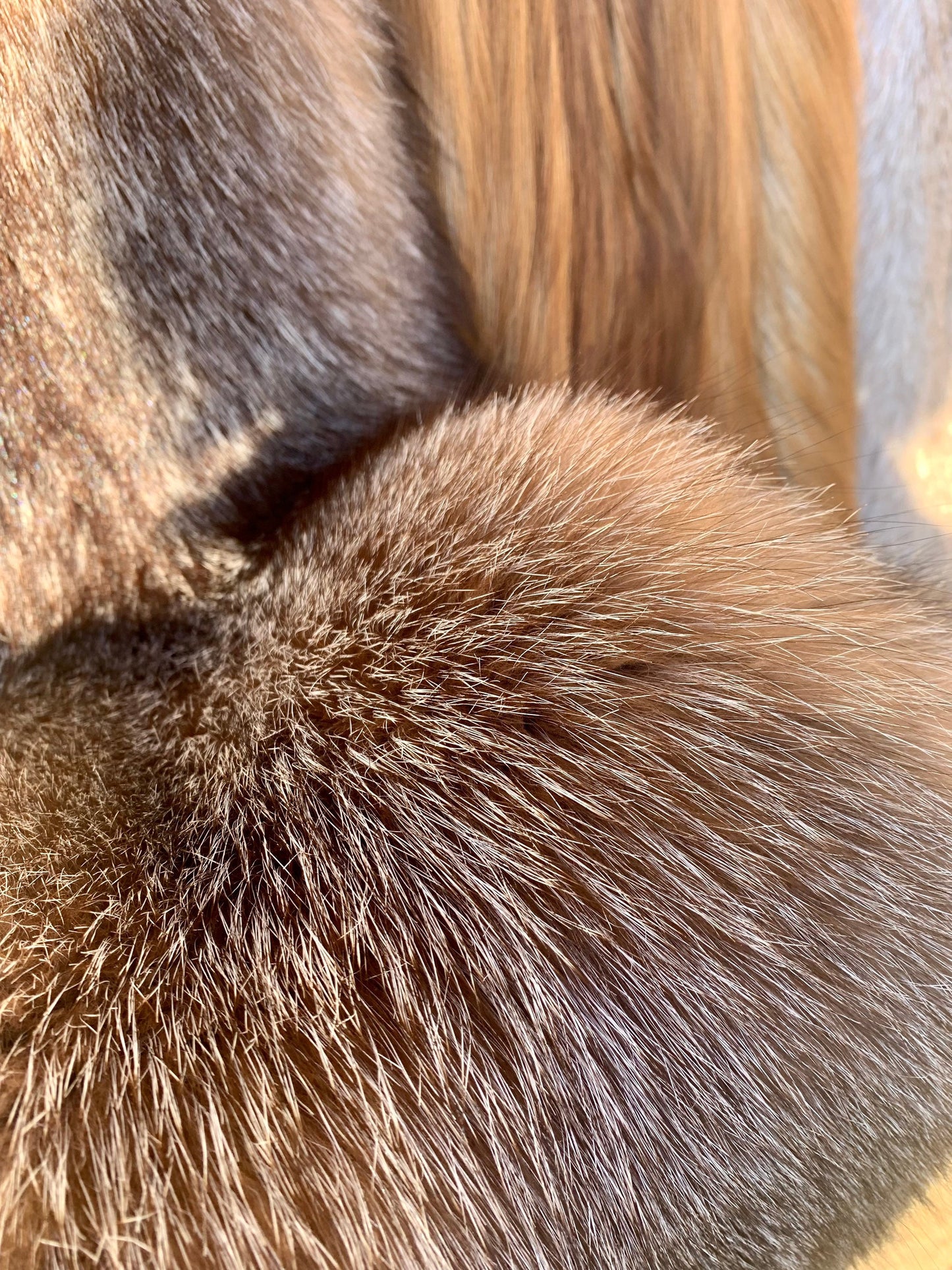 Genuine Crystal Fox Fur Pelt: Luxury DIY Craft Material, Supple Fur Stole