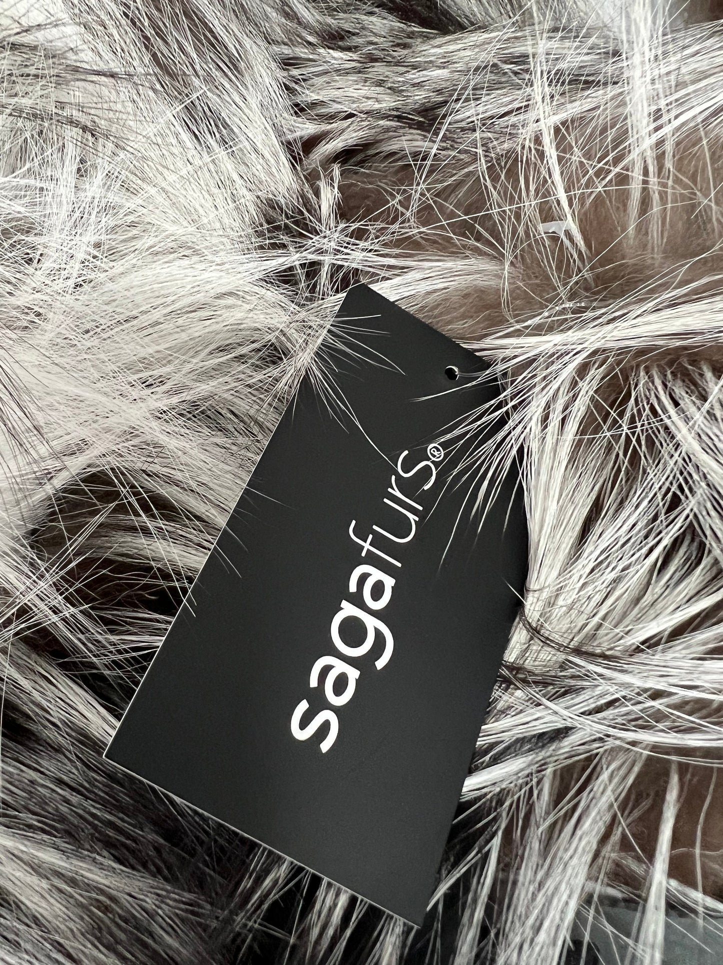 Saga Assured Fox Fur Vest: Long Luxury Fur Coat