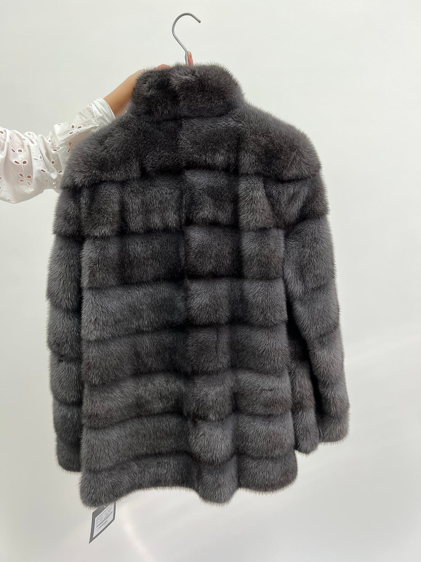 Brown Mink Fur Coat: Full Skin Jacket, Size Small