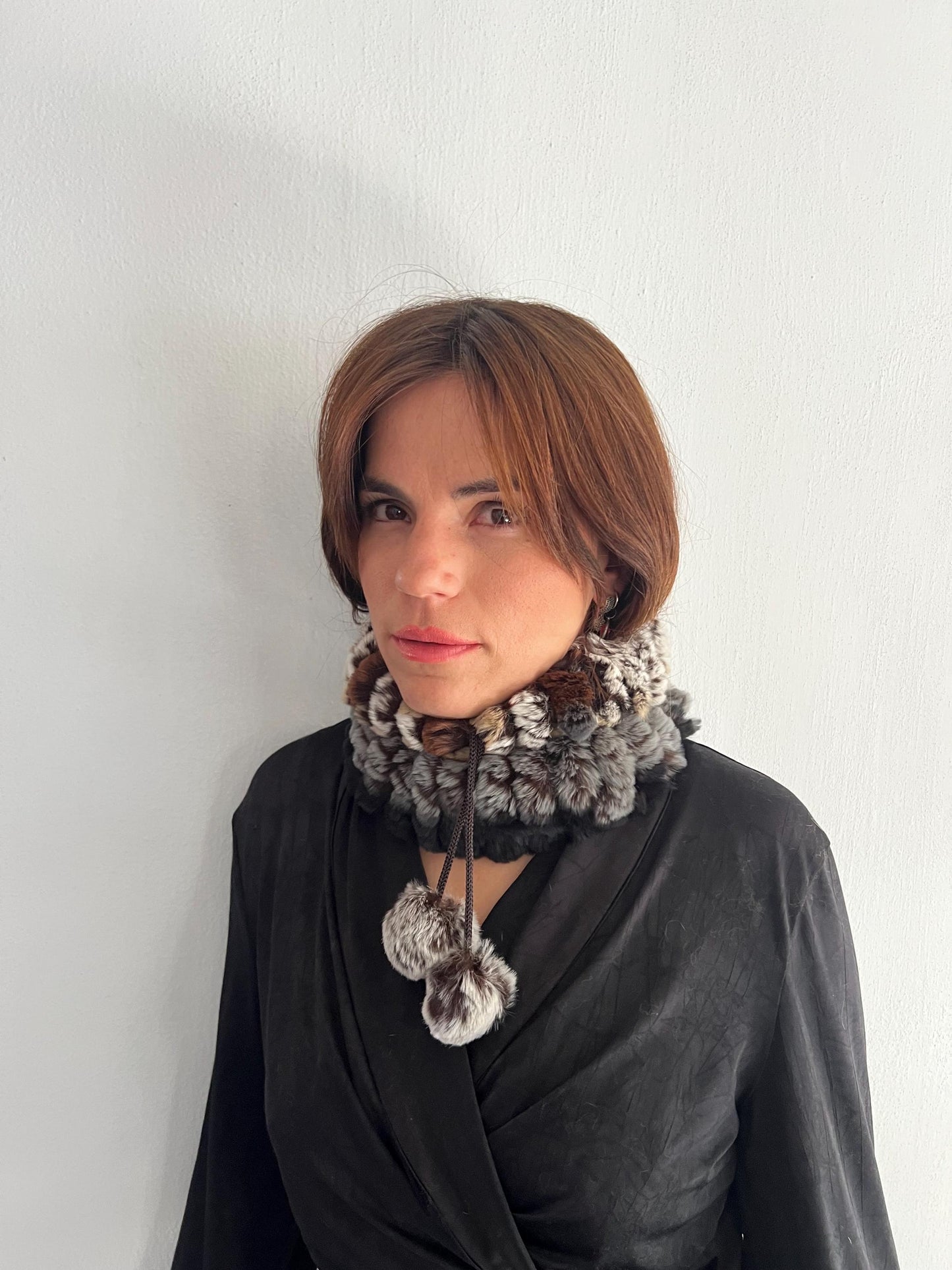 Handmade Knit Beanie Fur Hat: Ultra Soft & Stretchy