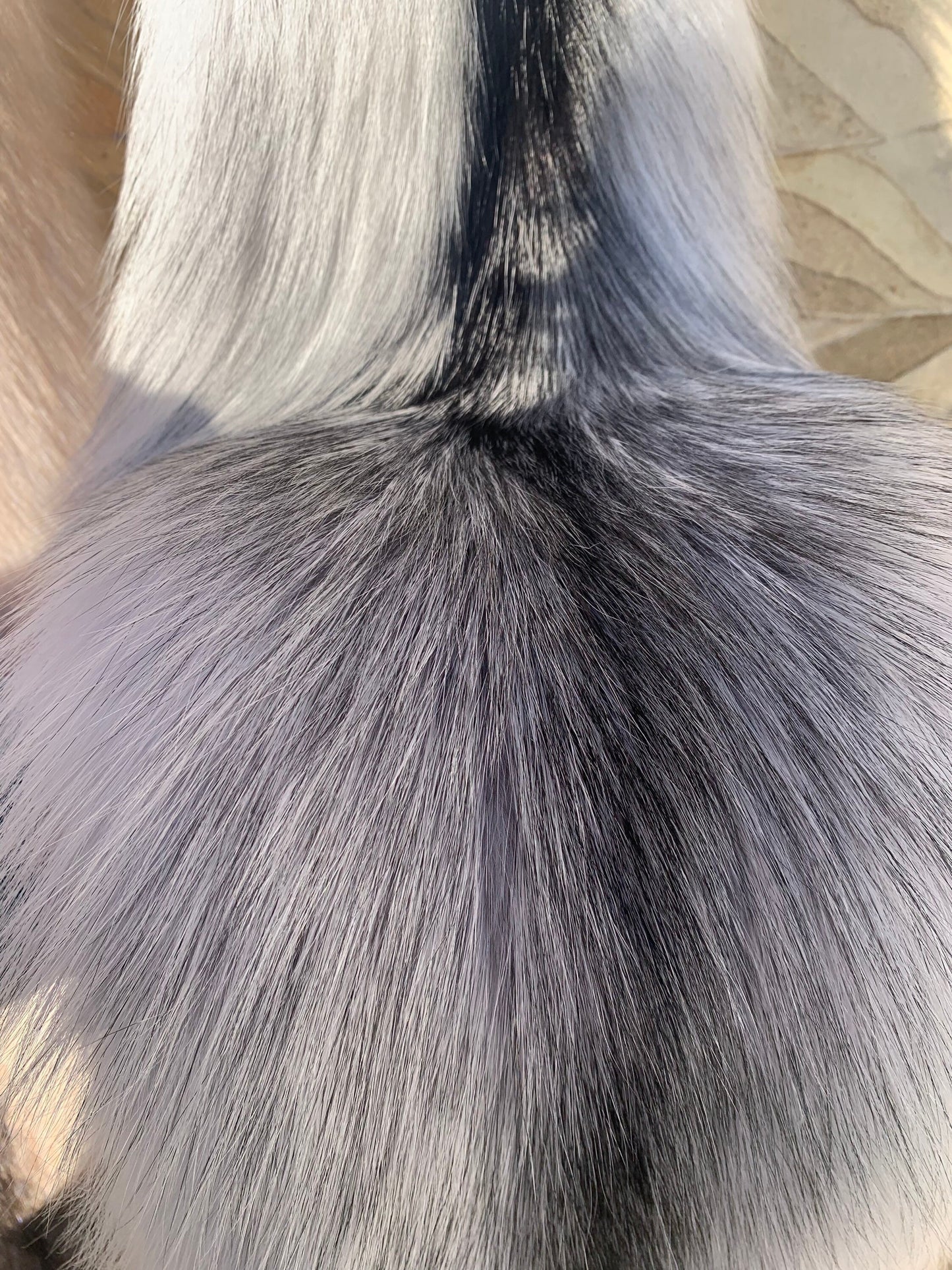 Genuine Crystal Fox Fur Pelt: Luxury DIY Craft Material, Supple Fur Stole