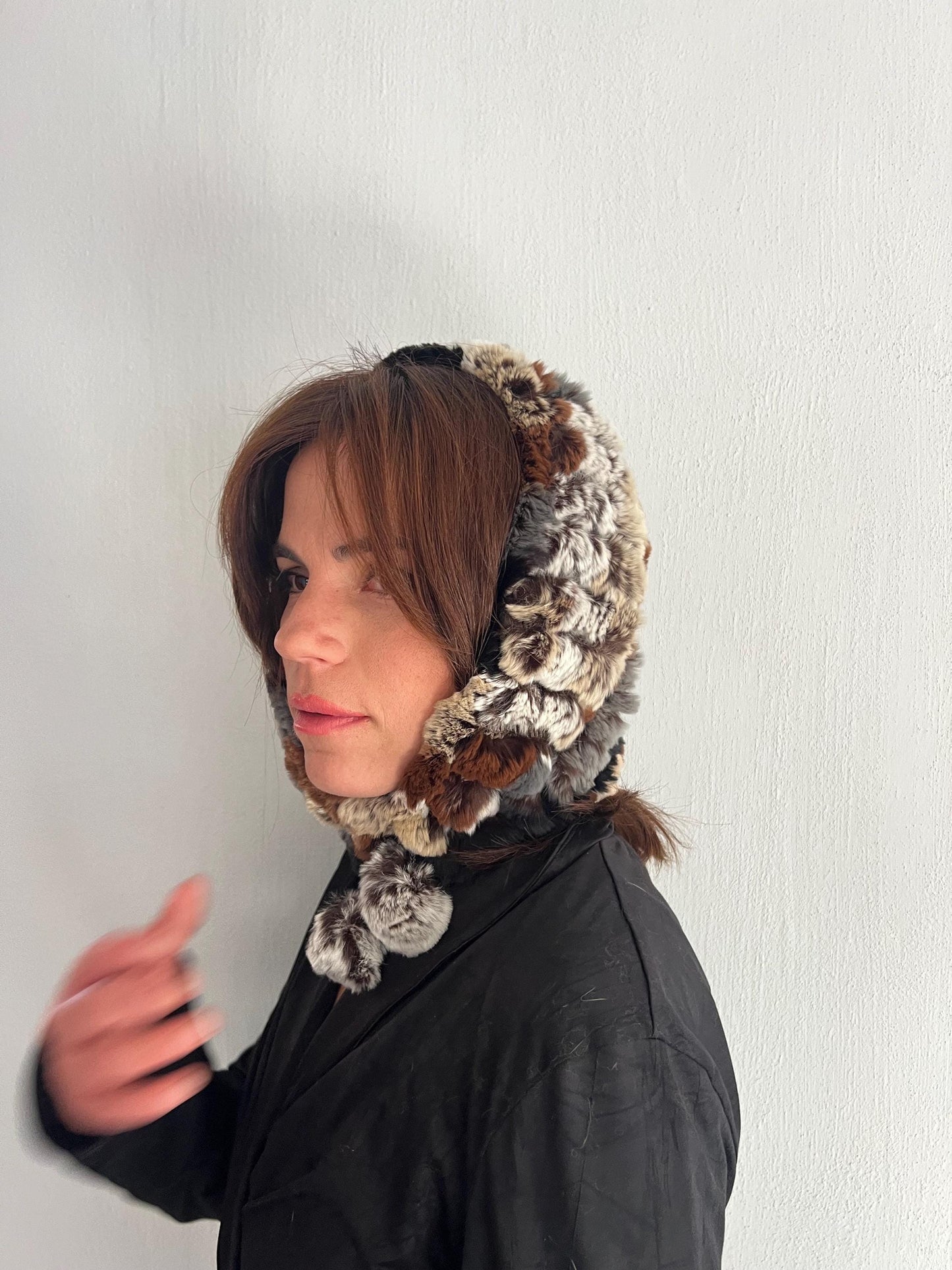 Handmade Knit Beanie Fur Hat: Ultra Soft & Stretchy