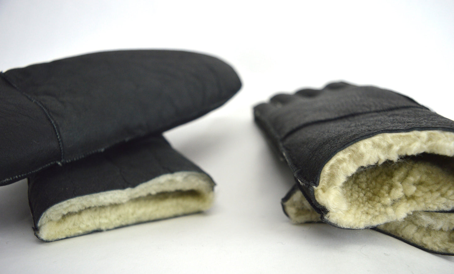 Shearling Fur Mittens: Unisex Sheepskin Gloves, Luxury Winter Gift