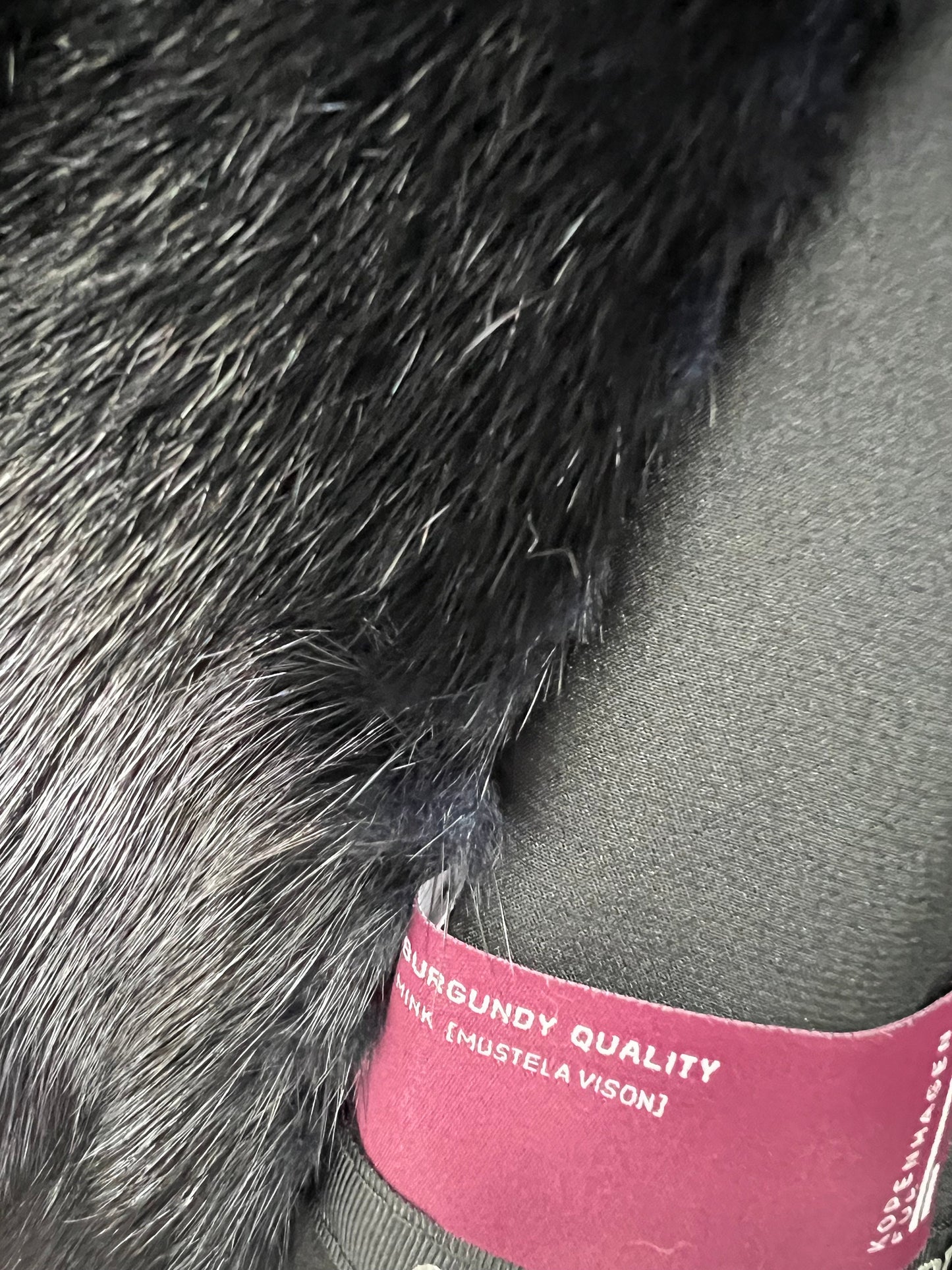 Mink Fur Bolero Jacket: Midnight Blue Copenhagen Fur, Size Small