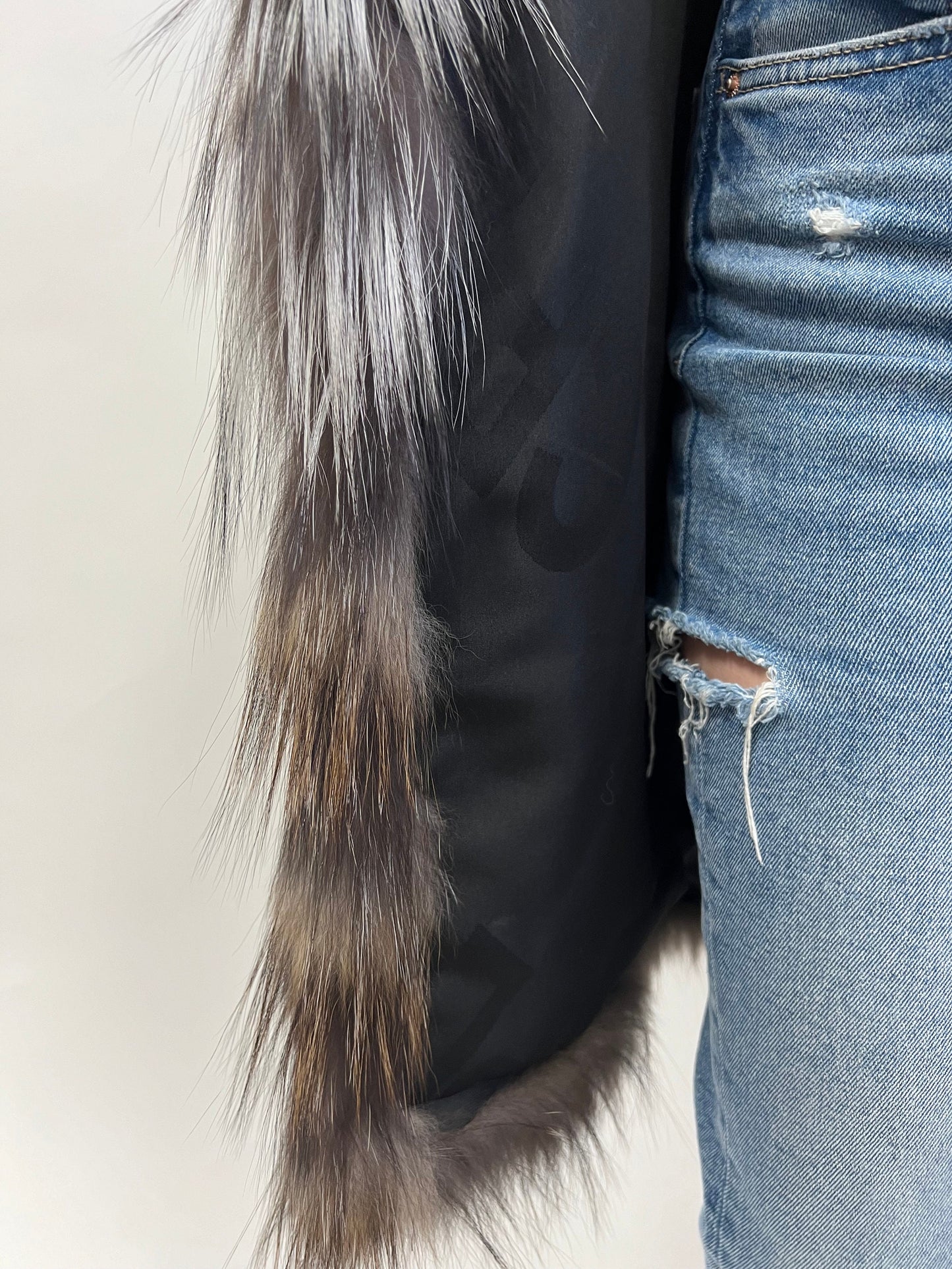 Saga Assured Fox Fur Vest: Long Luxury Fur Coat